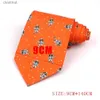 Cravates Aniaml Cravates d'impression pour hommes Wome Printted Classic Tie Casual Mens Ties Cartoon Tie Fashion 9 CM Largeur Cravate pour la fête de mariageL231017