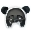 Impreza dostarcza Halloween Cosplay Panda Mask Plush Animal Half Face Rola Rola PROM MĘŻCZYZNA KOBIETA RAVE COSTMUM MASQUE MASQUE