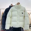 Designer puffer jaqueta feminina jaqueta parkas casacos jaquetas casaco de inverno engrossado e ampliado algodão prad casaco à prova de vento e à prova d'água Outerwear C3dv #