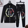 Plein Bear Men Hoody Tracksuit Top Prouters Hexagon Tracksuit Mens Hoodies غير الرسمي للسرقة السترات الصعود.