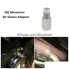 Check Engine Light O2 Zuurstofsensor Spacer M18 X 1.5 Cel Eliminator Mini Catalyst Simator 304 roestvrijstalen adapter M18X1.5 Drop D