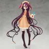 Brinquedos de dedo 18cm sem jogo sem vida: zero anime figura schwi jibril figura de ação sem jogo sem vida shuvi dola shiro estatueta modelo boneca presente