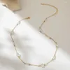 Hänge halsband Creative Crystal Stone Star Halsband för kvinnor mode mångsidiga damer födelsedagsfest gåva smycken grossist direktförsäljning