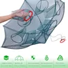 Fishing Accessories -16 Holes Strengthened Fishing Net Shrimp Cage Foldable Nylon Automatic Umbrella Shape Fish Trap Cast Net Cast Folding Net 231017