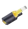 Vinhållare Creative Leather Outdoor Mountaineering Beer Bottle Bell Belt Bag Burs Wine Bottle Midje Hängande rack Skydd Fall Party Favor