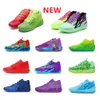 New MB03 Guttermelo NFT Rick and Morty Men Women Basketball Shoes MB01 med Box Lamelo Ball Kids Sport Shoe Trainner Sneakers Size US4.5-12