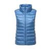 LU-2050 Kvinnor Kort design Slim och tjock jacka Korean varm vit Duck Down Jacket Fashion Coat Sports Down Vest