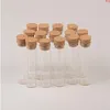 Mini Glass Jars with Corks 3ml 6ml wide-mouth Bottles Jar Storage for Sand Liquid Food 100pcs good qty Xnuma