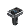 T68 CAR MP3 Player Bluetooth-kompatibla Hands-FM-sändare Fast Charging Plug-In Plug-In Card/U Disk Drop Delivery