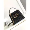 Diamond Purse v Crystal Wallet Leather Purse Designer bag Valen bags Sequin Embroidery Luxury Womens Bag Room Oblique Cross Fashion Bag Adjustable Shou Z Z1PL