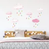 Наклейки на стену с мультяшным облаком, наклейка для детской комнаты, украшение интерьера, наклейки для детской комнаты, обои для спальни «сделай сам», 231017