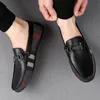 Dress Shoes Men's shoes autumn casual leather shoes business formal wear leather high-end men's pedal peas shoes winter 231016