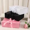 Boîte-cadeau pliante en carton dur Boîte d'emballage de sous-vêtements de vêtements Flash Sacs de boîte-cadeau en papier spécial pour le mariage Emballage de faveur Christmax