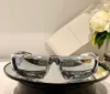 Shield Wrap Sunglasses Shiny Black/Dark Grey Lens Sporty Glasses Mens Designer Sunglasses Shades UV400 Eyewear with Box