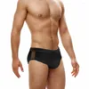 Herren-Badebekleidung, sexy niedrige Taille, Netz-Schwimmhose, Herren, solide, schnell trocknend, Badeanzug, Sommer, Nylontasche, Pad, Push-Up, Sport, Strand, Surfen