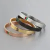 Bracelet tendance pour femmes, breloque rouge et vert, en acier inoxydable, plaqué or, bijoux d'amoureux de luxe, mariage, 231016