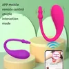 Giocattoli per adulti Senza fili Bluetooth G Spot Vibratore per vibratore per donne APP Controllo remoto Indossare Uovo vibrante Clitoride Mutandine femminili Sesso 231017