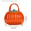 Wodoodporna łańcuch Cross Body Halloweenowa torba crossbody 2023 Dyniowa moda zawiesia pu skórzana rączka worki worki