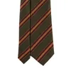 Więzi dla mężczyzn krawat krawat Zielone paski krawaty Business krawat Zometg Ties ZMTGN2527