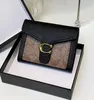 Högkvalitativ plånbokväska Designer Kvinnor Luxury Flap Coin Purses Cardholder Woman Handväskor Mens Blcgbags