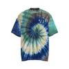 Designer Galleries Graphic Tee Depts T-shirts Hip Hop Tie-dye Casual Man Womens Tees peints à la main Encre Splash Graffiti Lettres Lâche Manches courtes Col rond