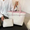 Bolsas de ombro Pcs / conjunto Sacola de design de luxo para bolsa de grande capacidade Bolsa de ombro com impressão de moda Bolsa de compras nova na moda Bolsas elegantesloja