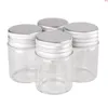 24 st 15 ml storlek 30*40mm transparent glasparfym kryddflaskor små burkar injektionsflaskor med silver skruvmössa diy craftgood qty ohvgc