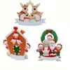 Christmas Ornaments Christmas Resin Tree Decor Snowman Family Christmas Decorations