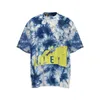 Designer Galleries Graphic Tee Depts T-shirts Hip Hop Tie-dye Casual Man Womens Tees peints à la main Encre Splash Graffiti Lettres Lâche Manches courtes Col rond