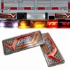 Car Tail Lights 2pcs Trailer Truck Caravan Boat Car Led Rear Stop Tail Light 12V/24V Waterproof Flow Steering Brake Reversing Traffic Fog Lamp. Q231017