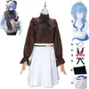 Cosplay Anime jeu Genshin Impact Ganyu Gan Yu Cosplay Costume perruque corne Liyue Sexy femme uniforme Hallowen carnaval fête jeu de rôle Costume