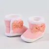 Primi camminatori Scarponi da neve per bambini Ragazzi Ragazze Autunno Inverno Scarpe Infantile Fiocco Peluche Caldo Camminatore per bambini