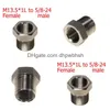 M13.5 x 1左5/8-24スレッドアダプター燃料フィルターステンレス鋼1L SOENTトラップコンバーター用NAPA 4003 WIX 24003 X1L 5/8x24ドロップ