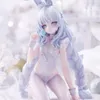 Jouets à doigts Azur Lane, figurine de dessin animé Le Malin, figurines de Posture à genoux, lapin fille en Pvc, figurine d'action, jouets de Collection, modèle de jouet cadeau