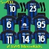 XXXL 4XL 23 24 LAUTARO soccer jerseys ANNIVERSARY CORREA DZEKO BARELLA ASLLANI FRATTESI 2023 2024 BROZOVIC Home football shirt Kids men