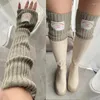 Women Socks Korean Label Over-knee Sleeves Arm Covers Japanese Leggings Y2k Wool Thigh Punk Multifunctional Gloves