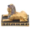 Konst och hantverk Sphinx Model Creative Figurine Sculpture Craft Photo Prop Harts Decors Home Decoration Artware Desk Top Egypt 231017