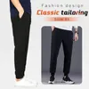 Men's Pants Men's Warm Cashmere Jogger Pants Winter Men Warm Pants Fur Lined Joggers Thick Sweatpants Drawstring Trousers Fleece Running 231017