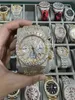 роскошные часы с муассанитом и бриллиантами, часы со льдом, дизайнерские мужские часы для мужчин, высококачественные часы Montre с автоматическим механизмом Orologio. Монтре де люкс i52