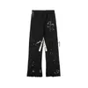 Calças masculinas mens desingner calças galerias sweatpants dept carta homens mulheres moda casual calças corredores sweatpant graffiti impressão sweatpant splash ink jogger tech f