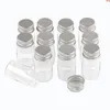 22*40*13mm 7ml Mini Glass Bottles With Aluminium Lid Empty Small Wishing Bottle Vials Jars 100pcslotgood qty Aowxg