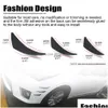 6 st/set fit front stötfångare läpp diffuser splitter fenor body spoiler canards valence chin bil inställning canard pqy-sfb05 droppleverans