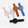 Rökning snurrande glasbubbla kolhydrater passar för 20 mm kvarts nagelbangers vatten rör glas ask catcher