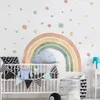 Väggklistermärken Cartoon Rainbow Mönster Väggklistermärken Selfadhesive Childrens Room and Home Decoration 231017