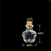 Flower Shape Mini Glass Bottles Pendants Small Diy With Cork Transparent Clear Jars Gifts Vial 20pcs Wholesalegood qty Xlvqs