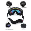 Gafas de esquí de doble capa UV400 antivaho hombres mujeres máscara de esquí al aire libre gafas proteger nieve suave snowboard 231017