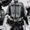 Women's Cape Women Vintage Halloweenowe odzież uliczna Ciemna gotycka koronkowa peleryna Postrzegaj szalej szkielet cosplay cosplay Poncho Ubrania