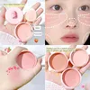 Blush Macaron Box Blush avec Mini Puff Joue Teinte Blush Poudre Minérale Pigment Mat Rose Contour Ombre Maquillage Blush Palette 231016