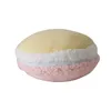 Poupées en peluche couleur Pure Macaron français gâteau rond créatif poupée en peluche oreiller coussin cadeau avec noyau décoration de la maison 231016