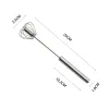 Semi-automatic Mixer Beater Manual Self Turning 304 Stainless Steel Whisk Hand Blender Egg Cream Stirring Kitchen Tools